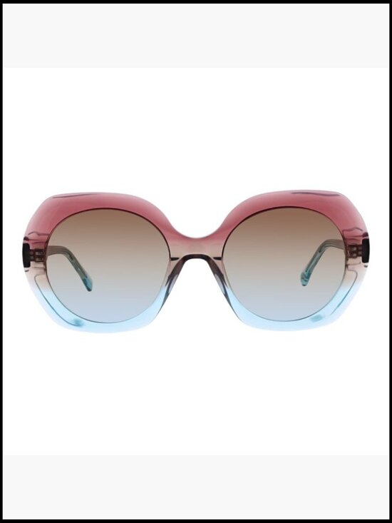 Handmade Acetate Square Sunglasses with UV Protection Gradient Lens